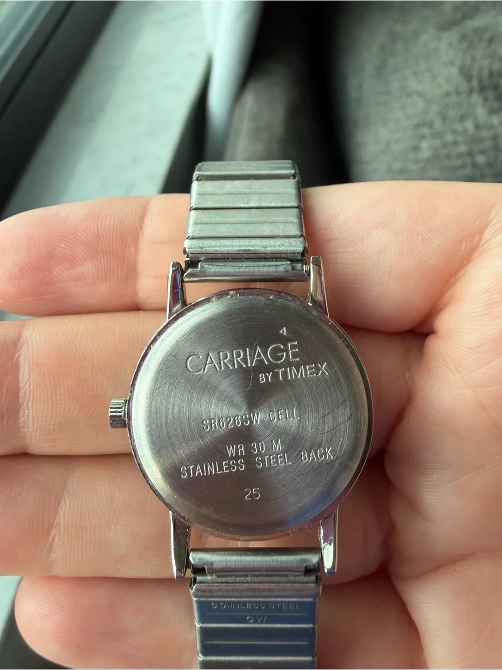 Women’s CARRIAGE By Timex Silver Tone Bracelet Wristwatch/ Works/ New Battery